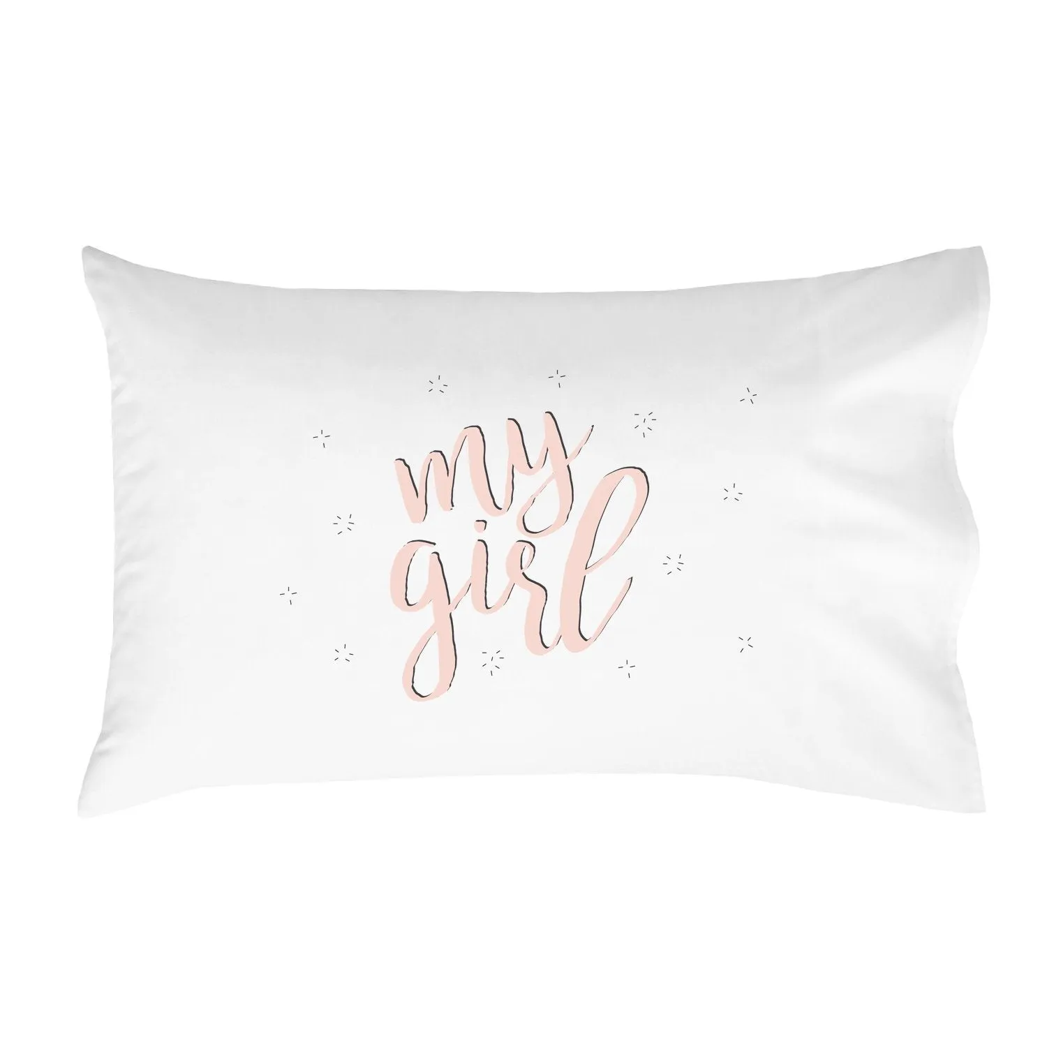 My Girl Pillowcase (One 20x30 Standard/Queen Size Pillow Case) Kids Room Decor Birthday Presents Girlfriend Gifts