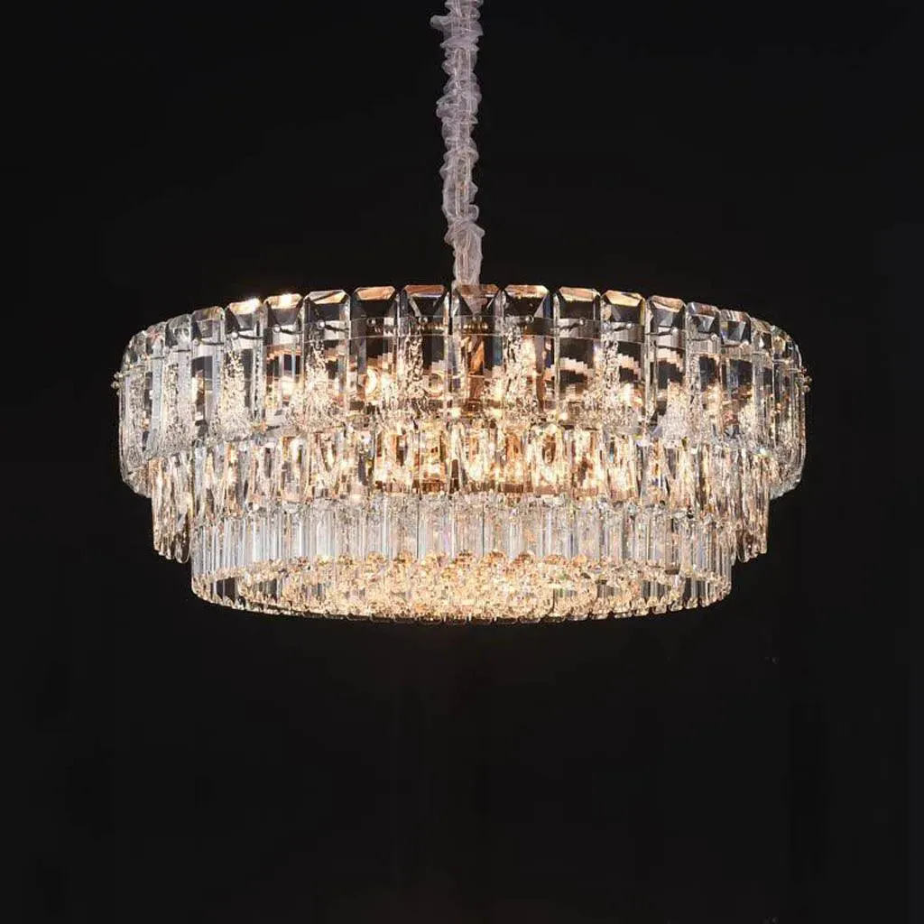 Mystical Rose Gold Finish Crystal Chandelier (2218)