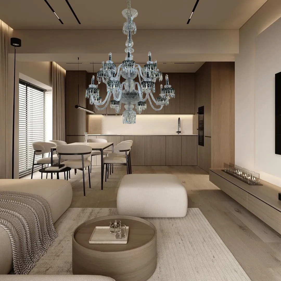 New Italian Style Crystal Chandelier for Living Room/Bedroom