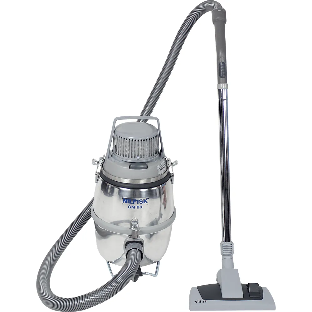 Nilfisk GM80B Iconic Polished Aluminium Commercial Vacuum Cleaner