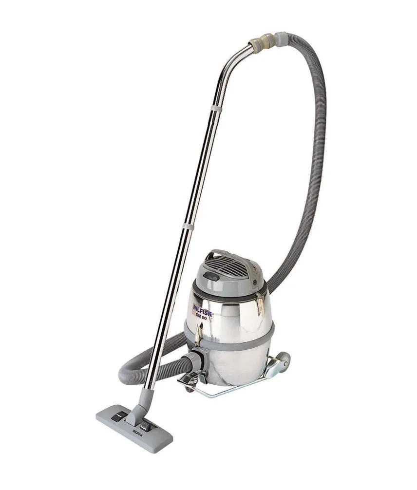 Nilfisk GM80B Iconic Polished Aluminium Commercial Vacuum Cleaner