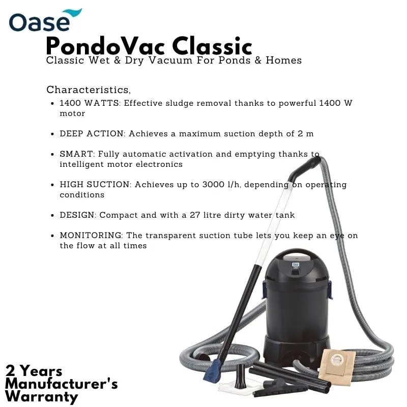 OASE PondoVac Classic Pond vacuum cleaner