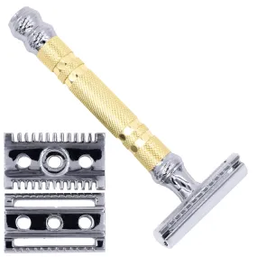 Parker - Convertible Safety Razor 69CR - Brass and Chrome