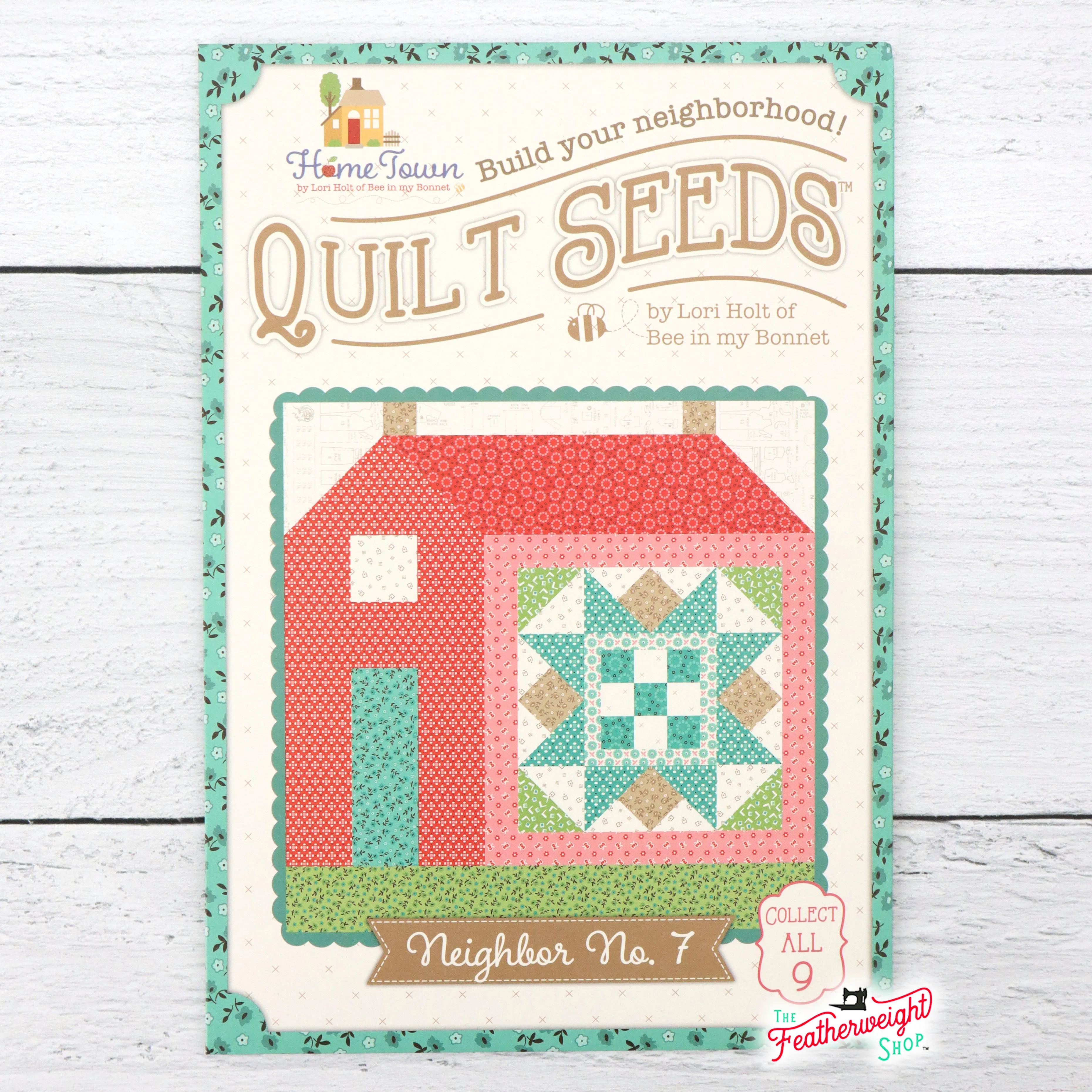 PATTERN, Home Town Neighbor #7 (Calico Quilt Seeds) Block Pattern by Lori Holt