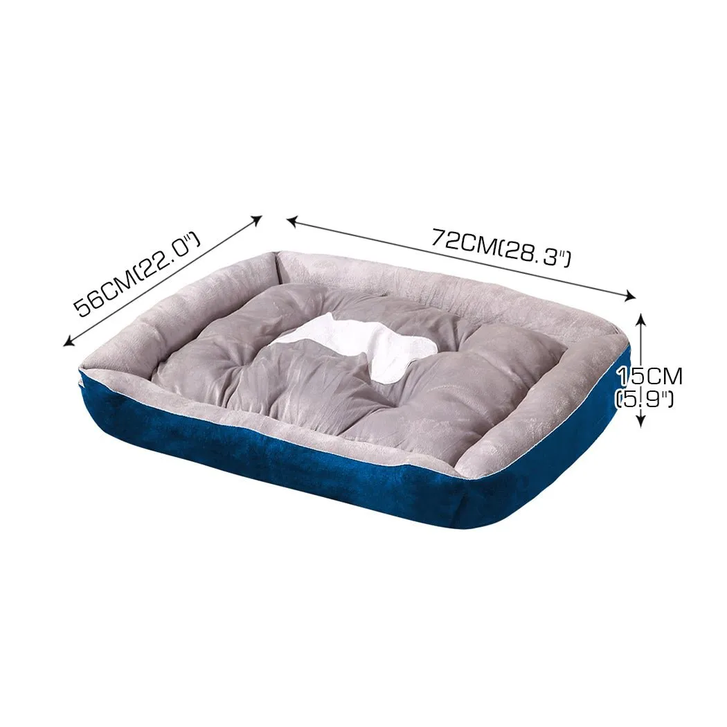 Pet Bed Dog Beds Bedding Mattress Mat Cushion Soft Pad Pads Mats M Navy