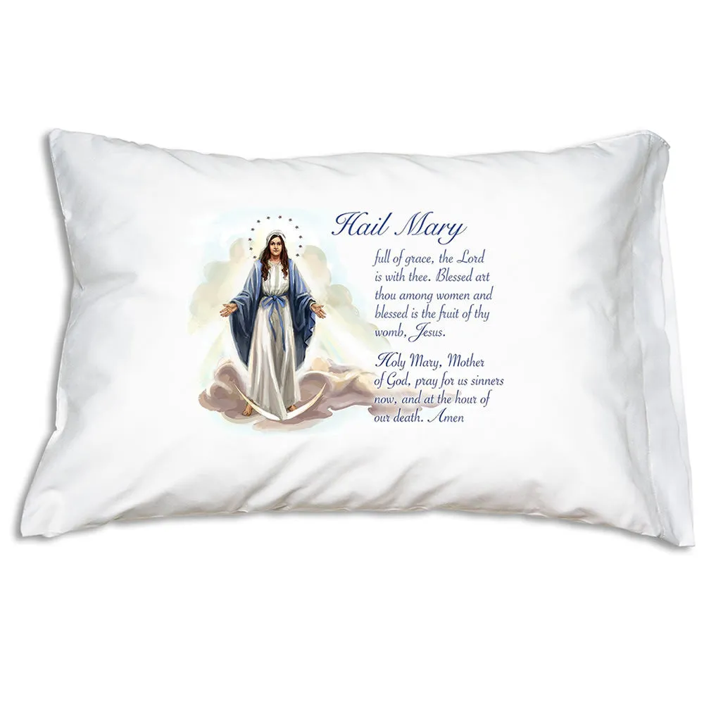 Prayer Pillowcase - Our Lady of Grace: Hail Mary