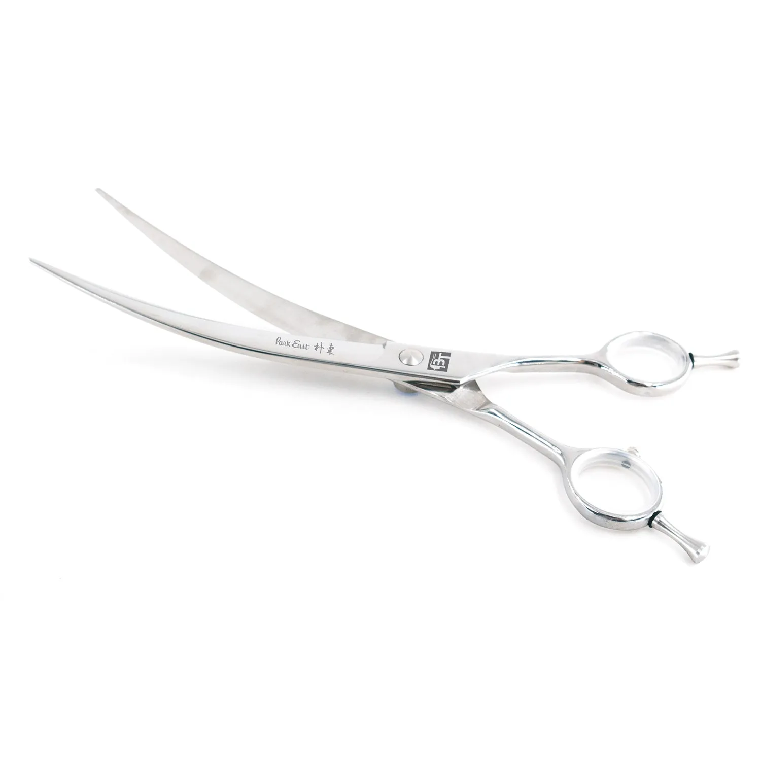 Professional 8" Curved Black Scissors (6CR Steel)