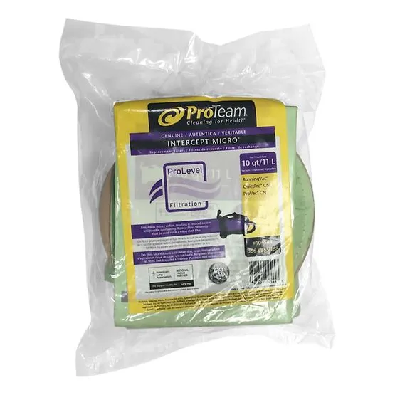 ProTeam 10 Qt. Intercept Micro Filter for Select ProTeam Canister Vacs (10-Pack) #104544