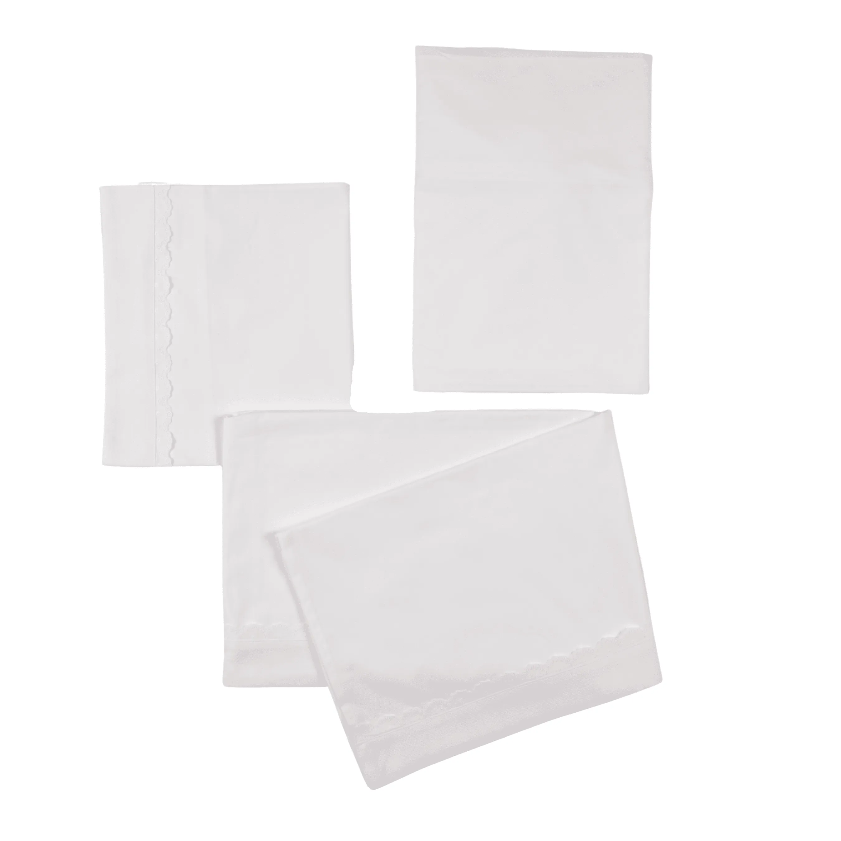 PURITY | Baby White Cotton Bed Linen Set (3)