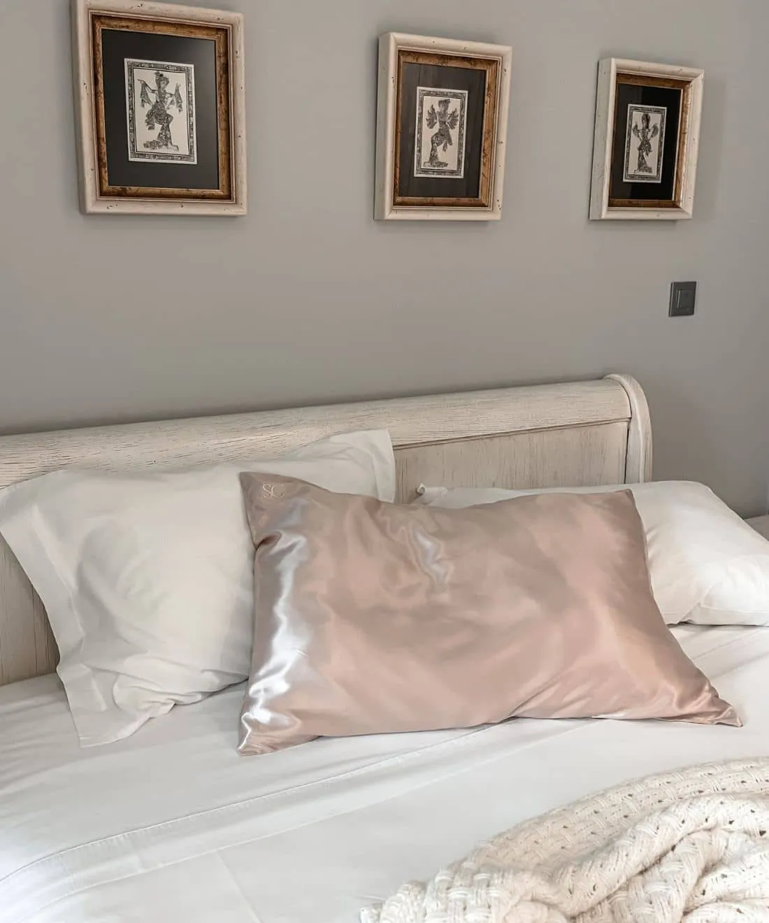 Queen Silk Pillowcase - Parisian Peony