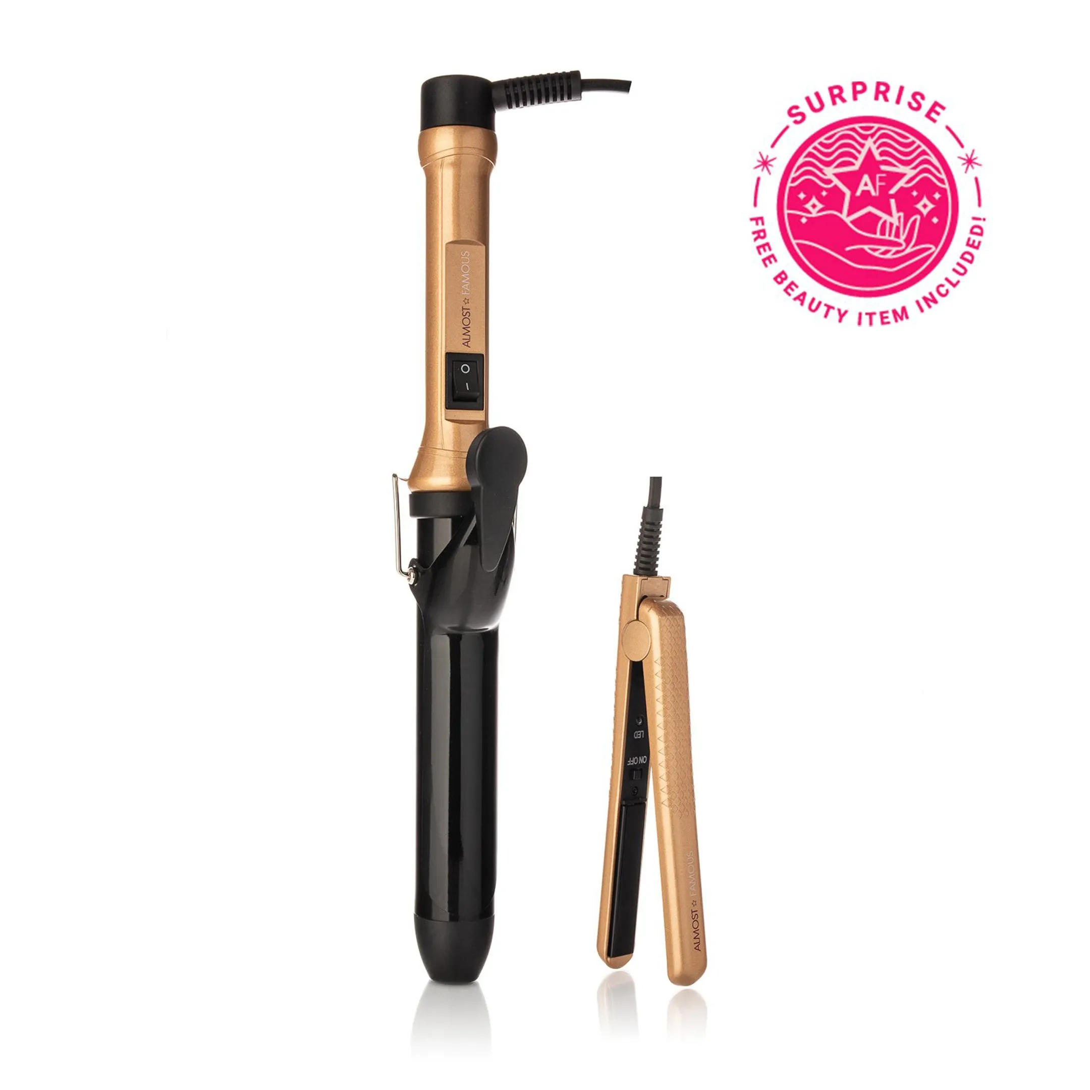 "Beach Wave Babe" 2-Piece Set with Curling Wand & Mini ToGo