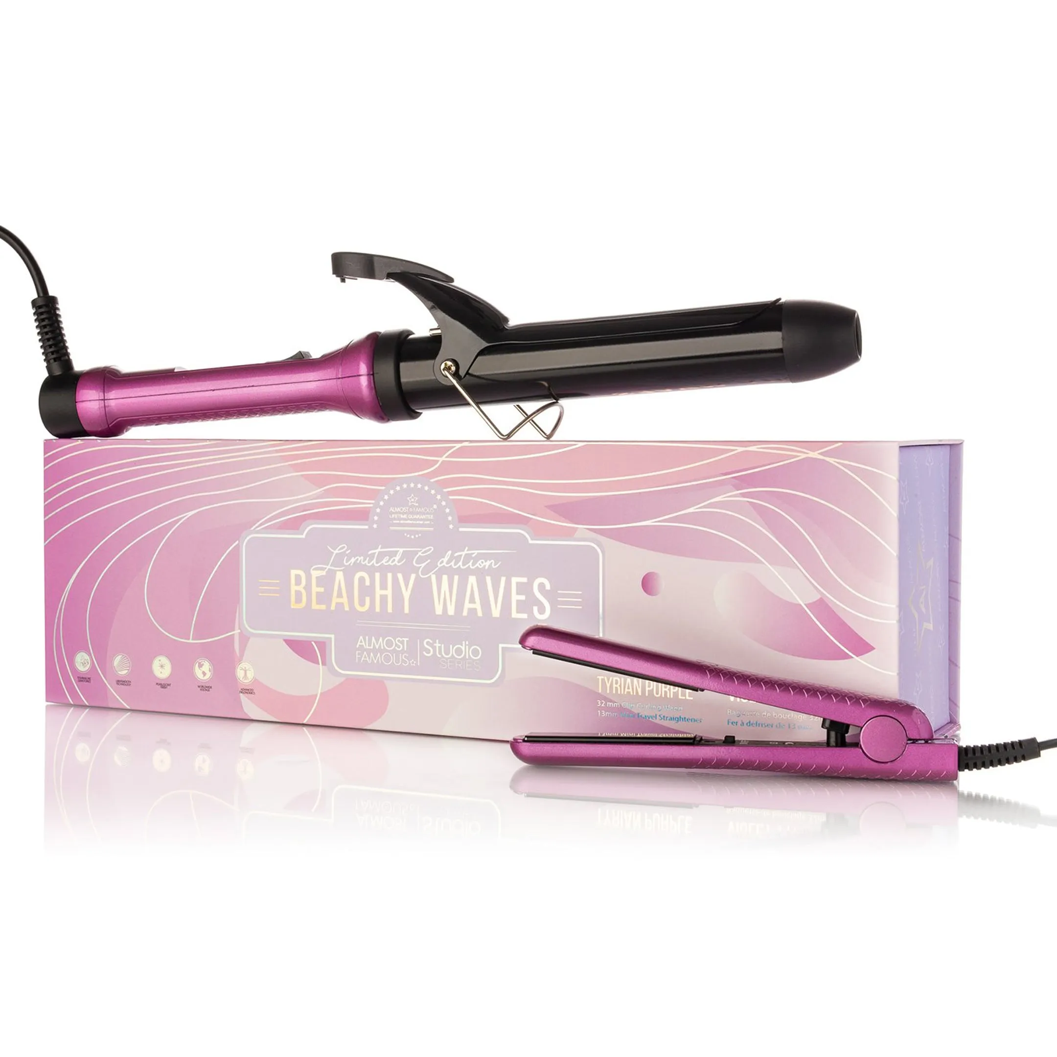 "Beach Wave Babe" 2-Piece Set with Curling Wand & Mini ToGo