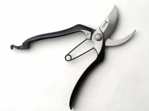 "HANAKUMAGAWA" Pruning Shears Type A 200mm(7.9") with Nylon Case, Made in Japan