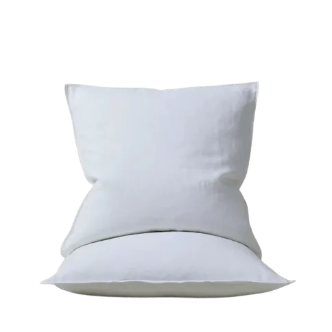 Ravello Linen Euro Pillowcase Set White