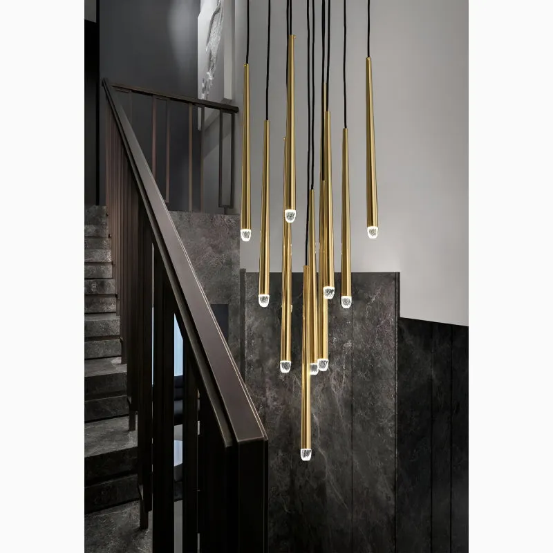 Rimplas | Stylish Minimalistic Long Ceiling Chandelier