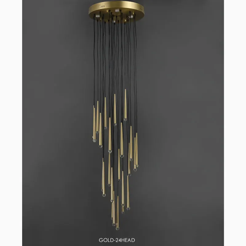 Rimplas | Stylish Minimalistic Long Ceiling Chandelier