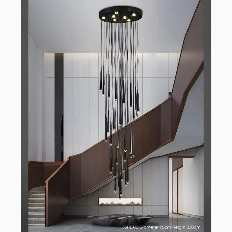 Rimplas | Stylish Minimalistic Long Ceiling Chandelier