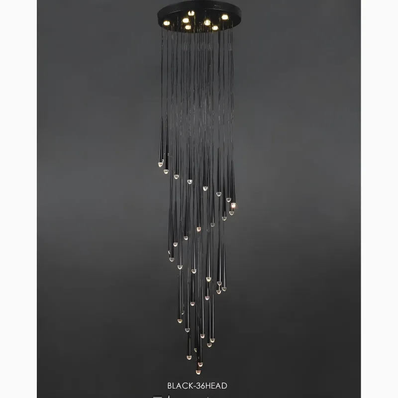 Rimplas | Stylish Minimalistic Long Ceiling Chandelier