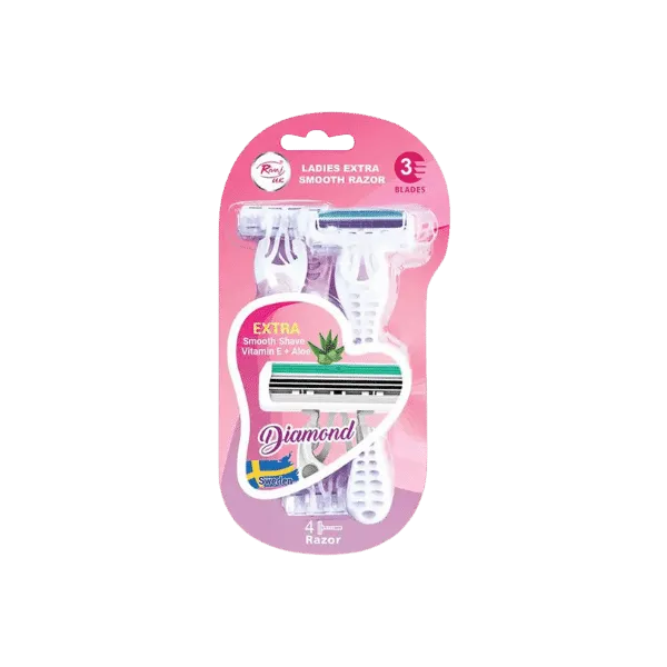 RIVAJ UK LADIES EXTRA SMOOTH RAZOR DIAMOND 3PCS