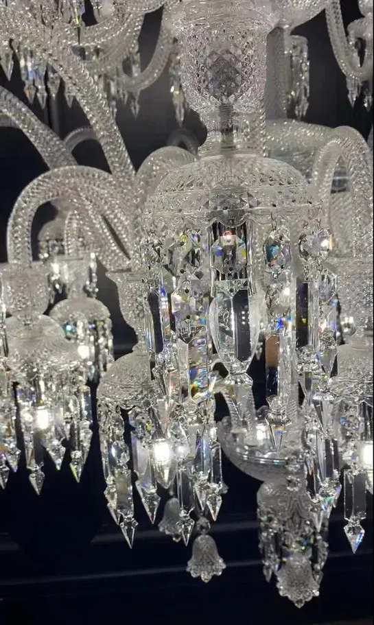 Rylight Luxury Royal Large Multi-layers Candle Crystal Chandelier