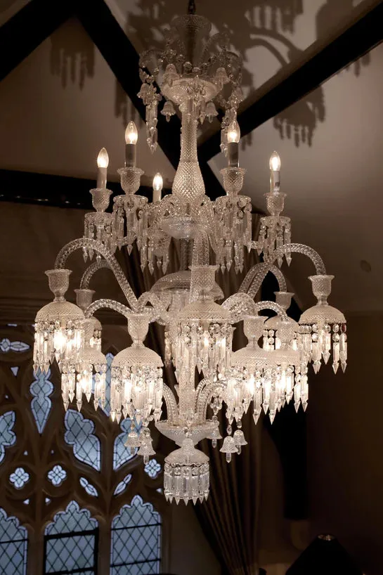 Rylight Luxury Royal Large Multi-layers Candle Crystal Chandelier