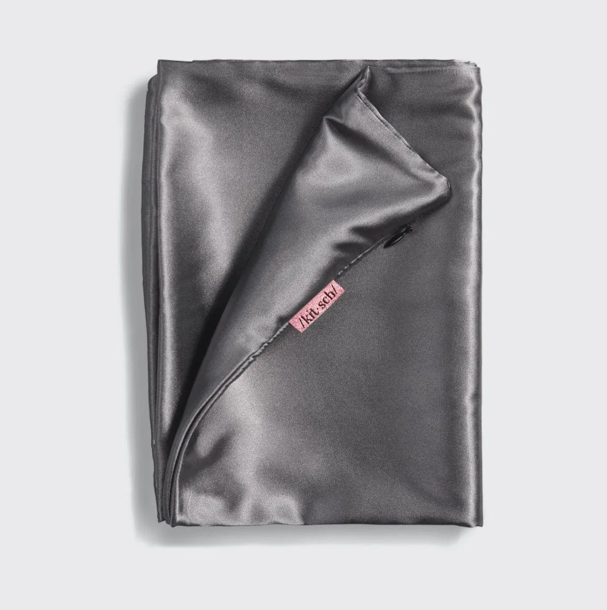 Satin Pillowcase - Charcoal Grey