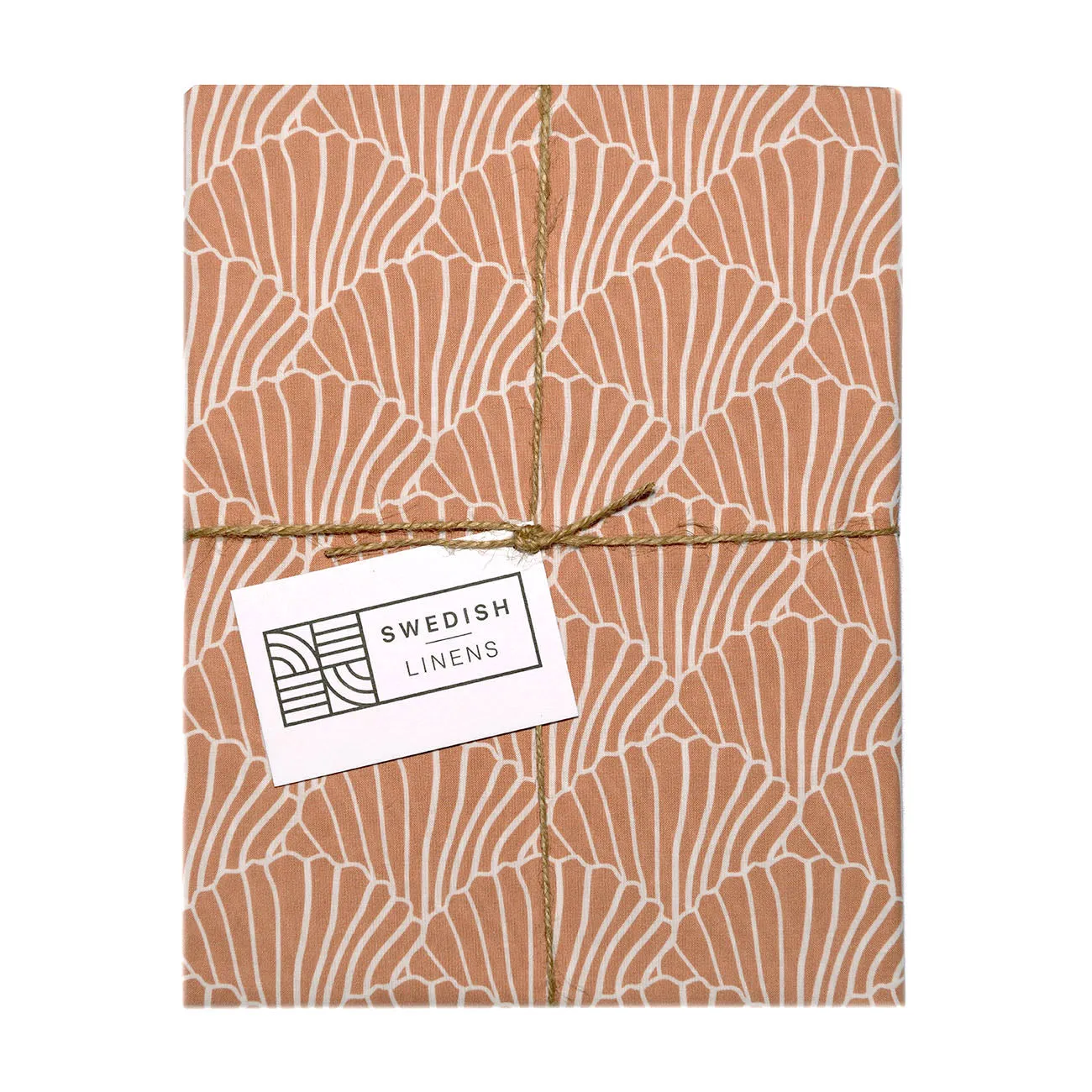 SEASHELLS | Terracotta pink | Pillowcase | 40x80cm / 15.7x31.5"