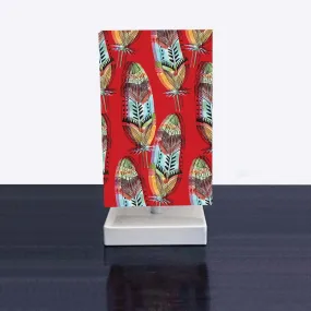 Small Red Table Lamp For Bedroom Fabric