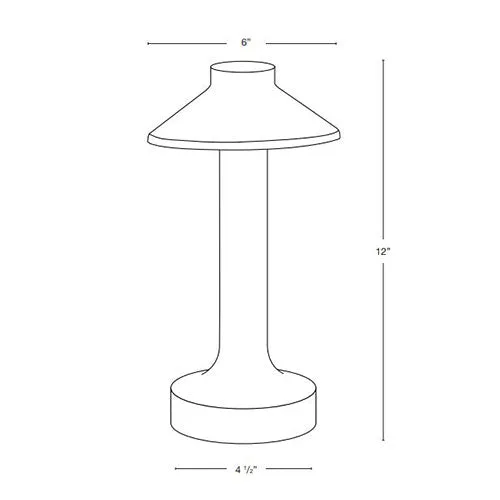 SPJ Lighting SPJ-JTS6 2W Rechargeable Patio-Deck Light