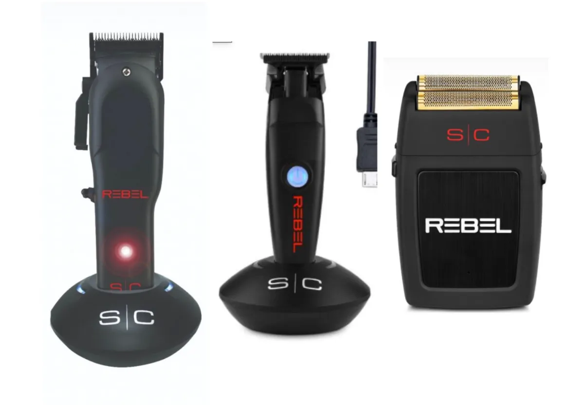 StyleCraft S|C 3pcs REBEL COMBO – Clipper, Trimmer, Shaver