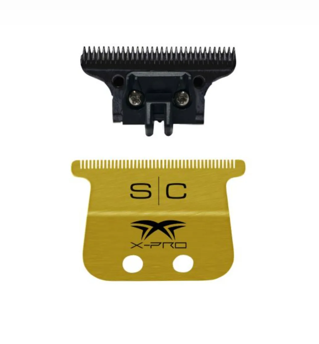 StyleCraft S|C Gold X-Pro Wide Fixed Trimmer Blade with DLC Deep Tooth Cutter