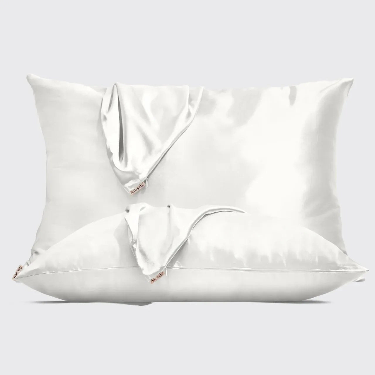 The Satin Pillowcase Set - Ivory