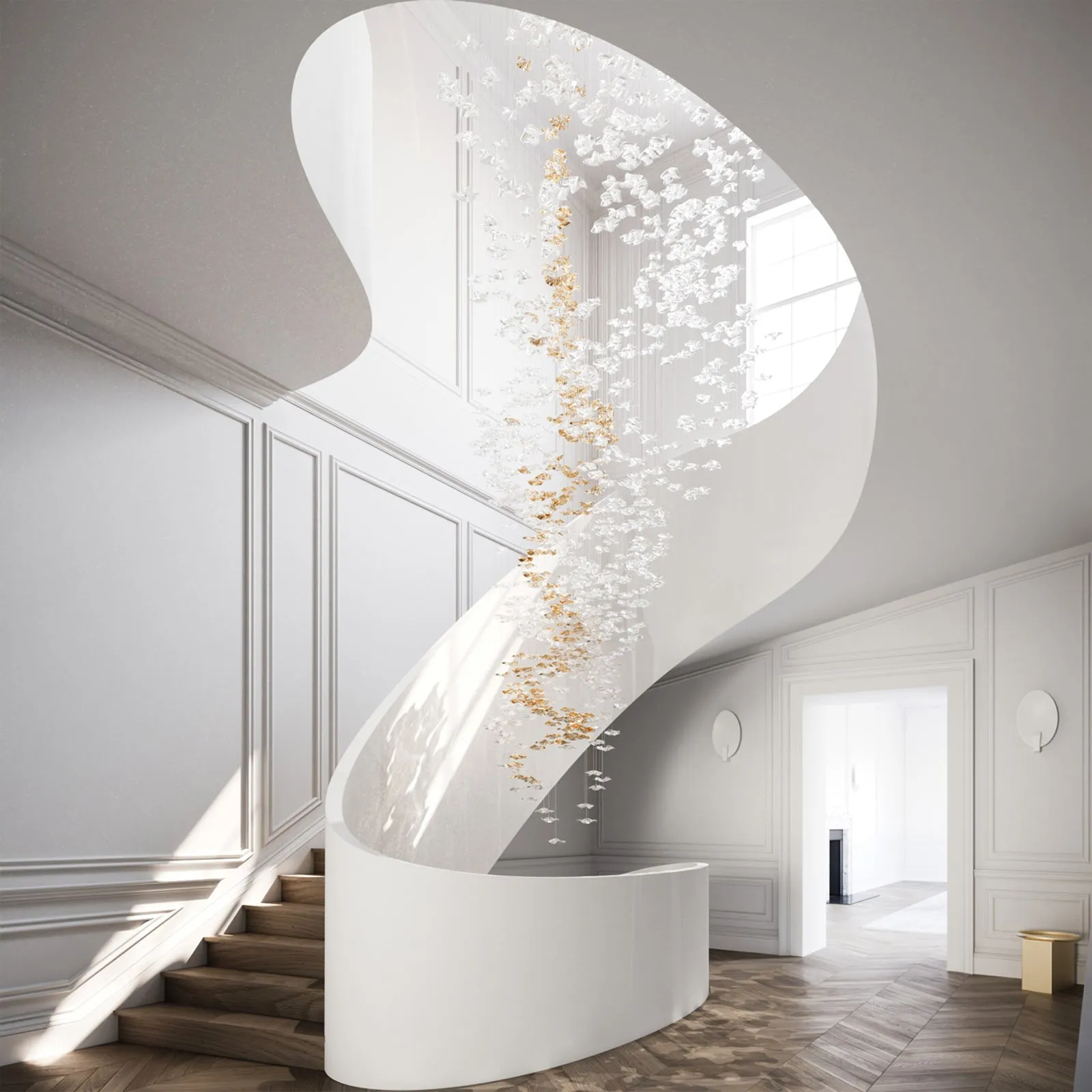 Tidal Stair Chandelier