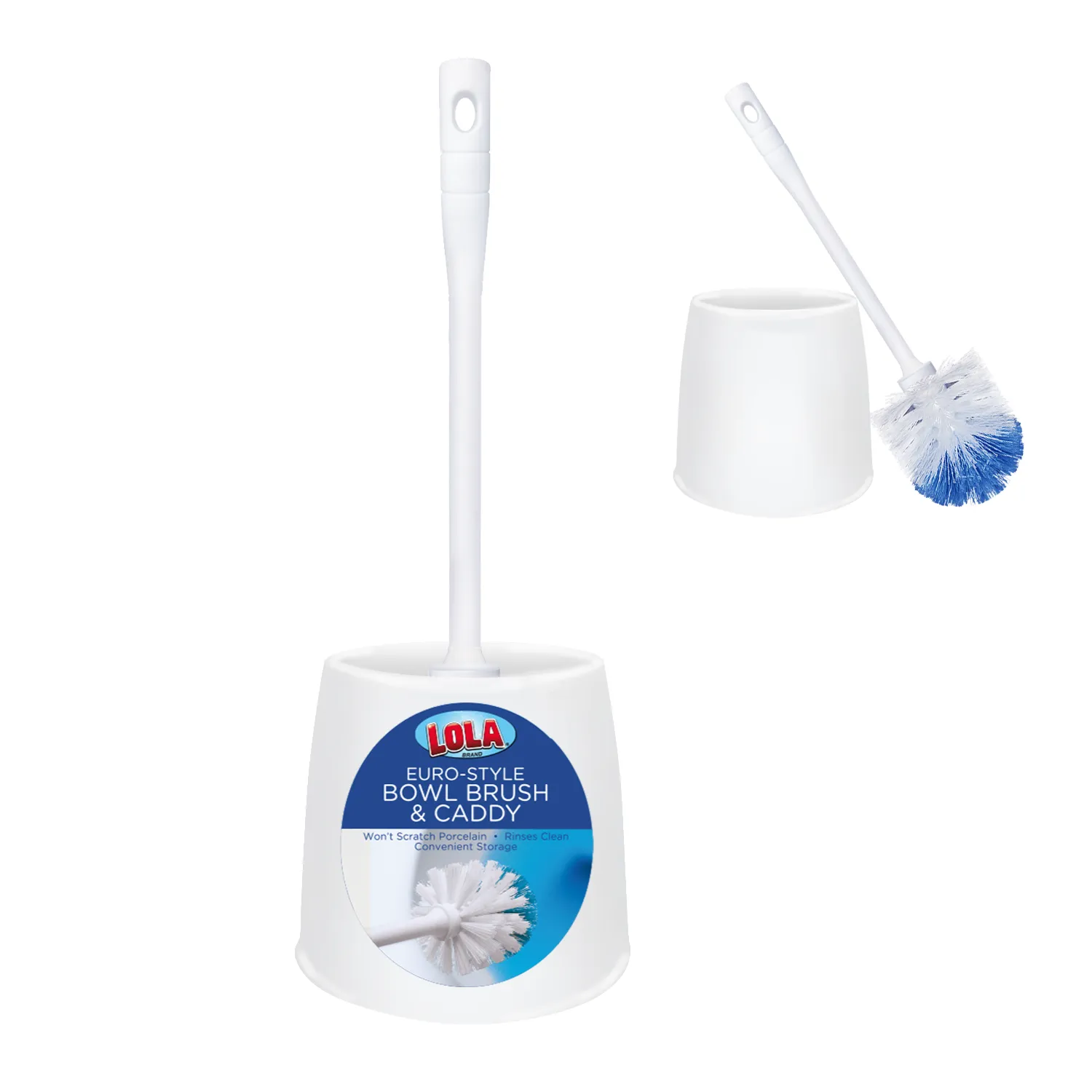 Toilet Bowl Brush & Caddy