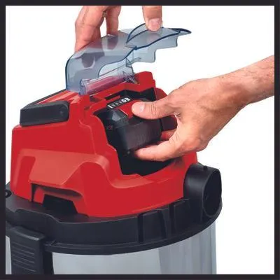 Vacuum - Einhell 18V 5.3 Gallon (20L) Cordless Wet/Dry Vacuum, 2347137