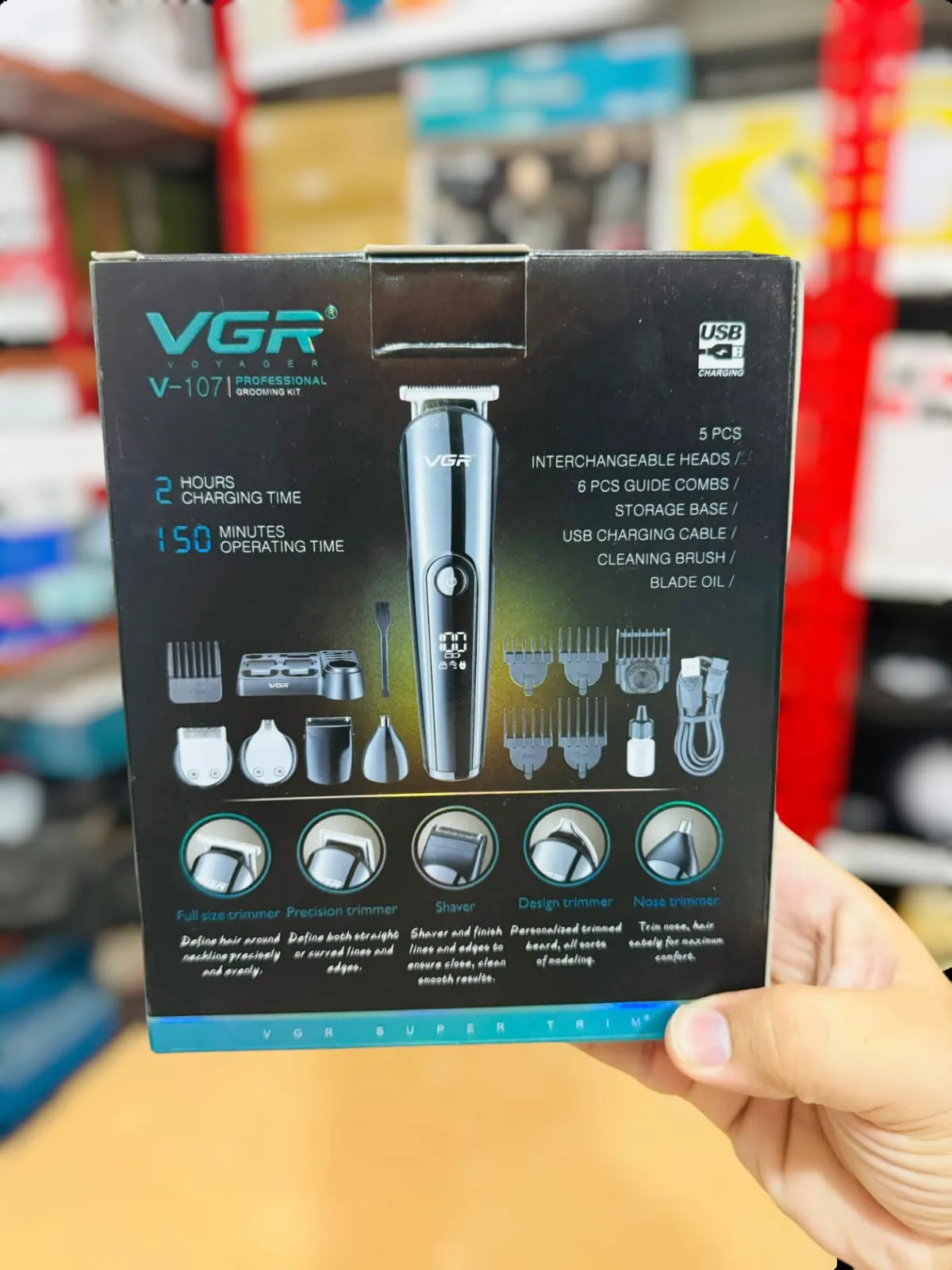 VGR Multi Grooming Trimmer Kit