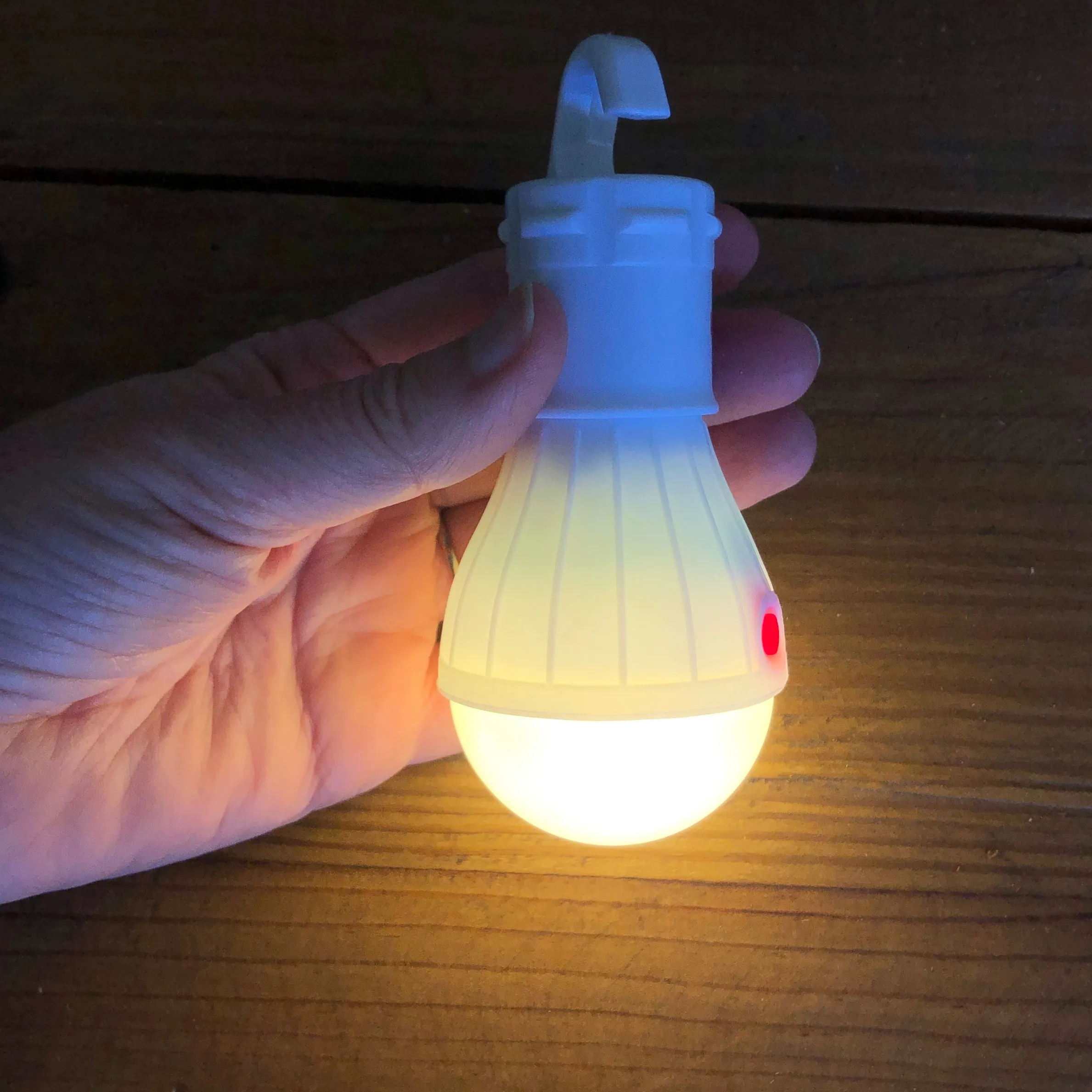 White Globe Light (waterproof lantern lighting -battery operated)