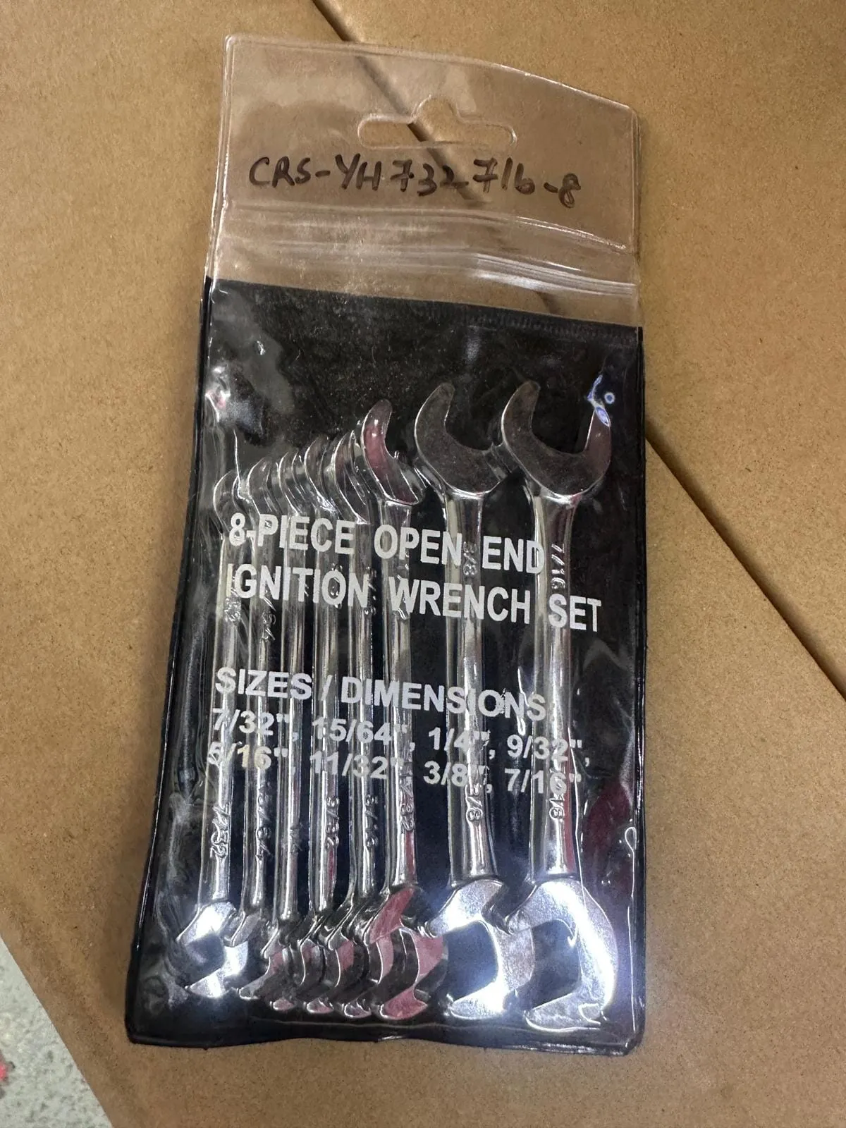 YH Comb Wrench Set 7/32"-7/16" 8Pcs | Model : CRS-YH732716-8