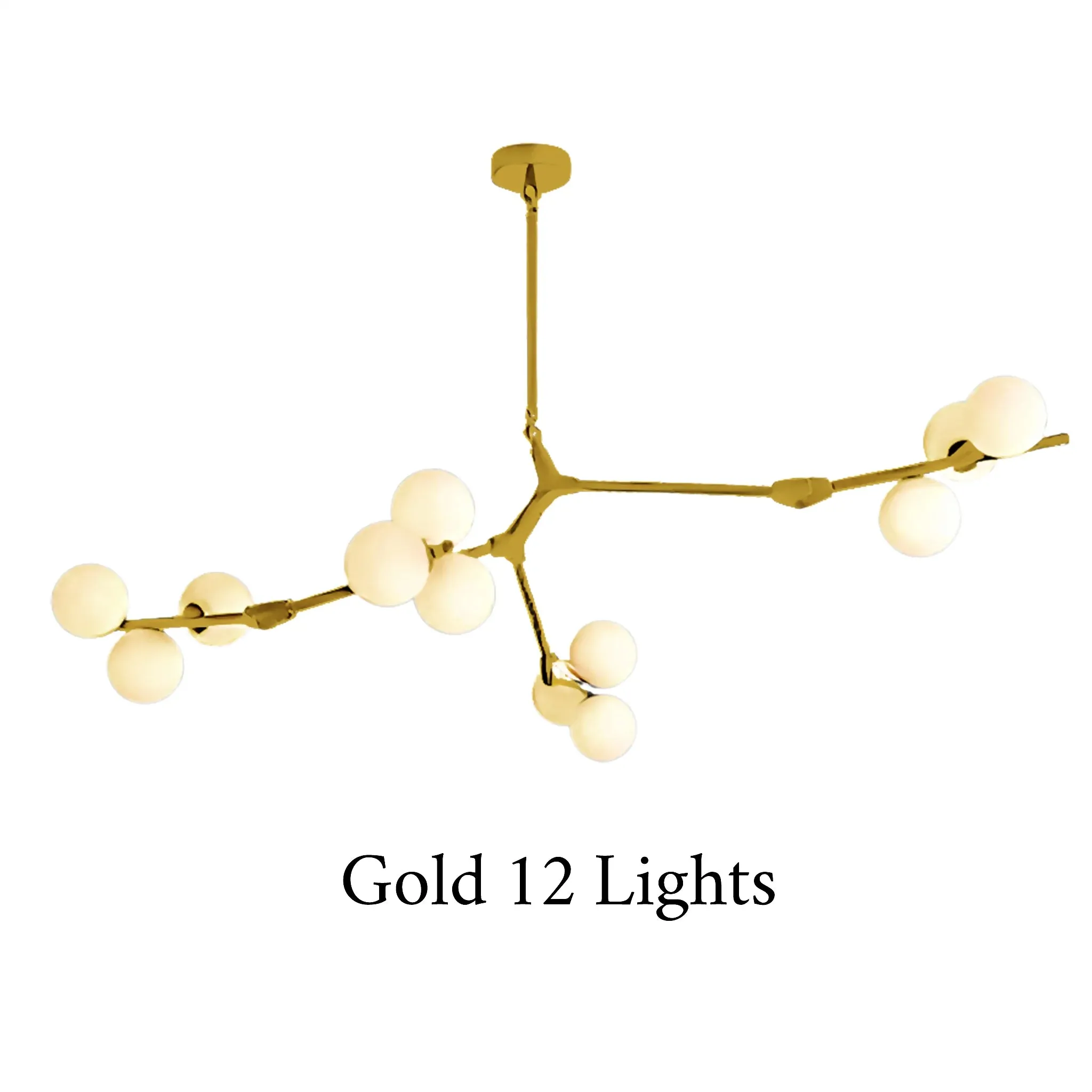 Zoagli | Creative Asian Style Fission Branches Shaped Chandelier