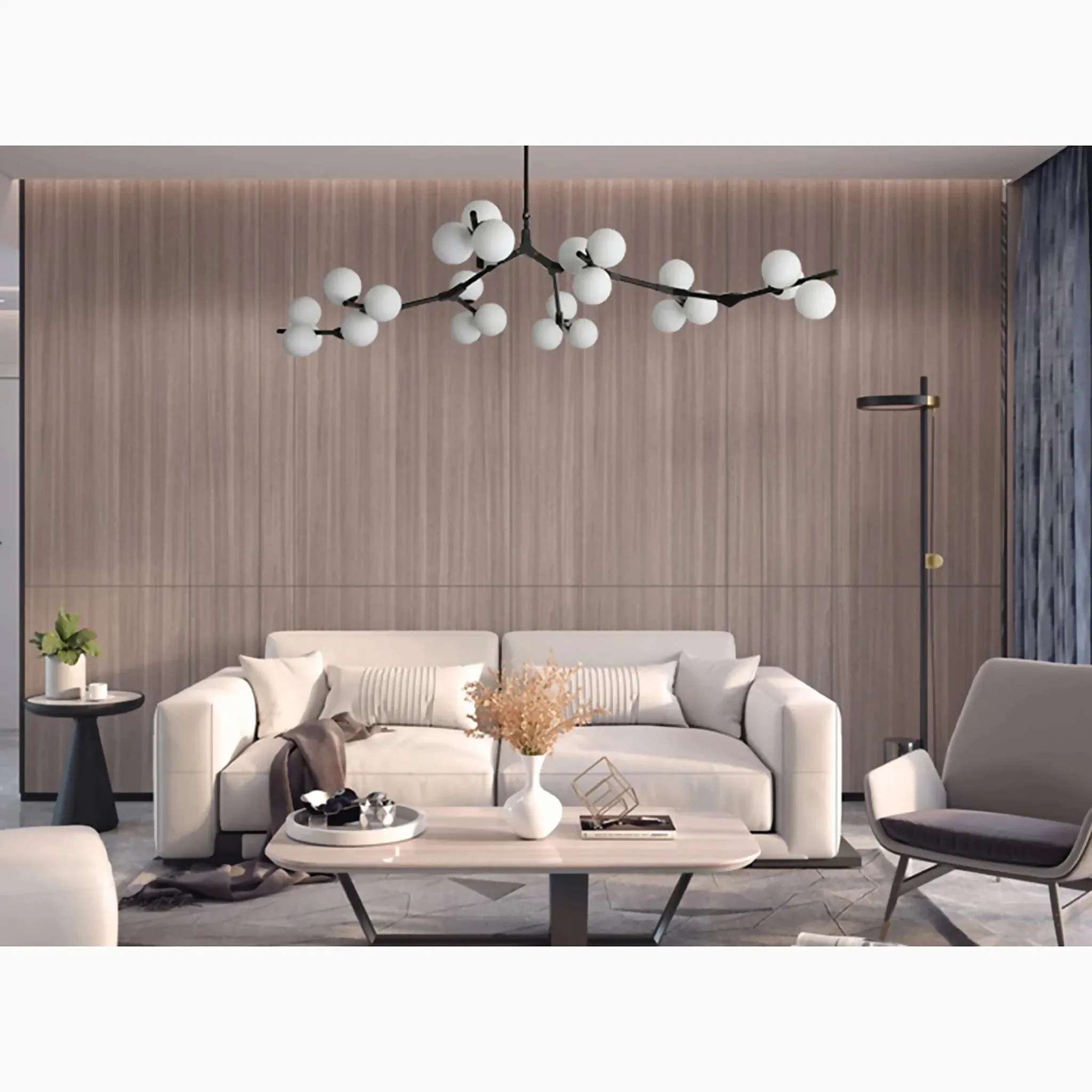 Zoagli | Creative Asian Style Fission Branches Shaped Chandelier